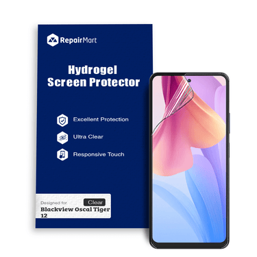 Blackview Oscal Tiger 12 Compatible Premium Hydrogel Screen Protector With Full Coverage Ultra HD